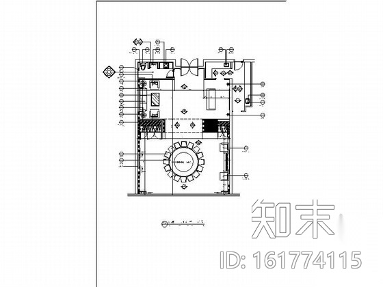 [重庆]某酒店四层中餐厅A4包房施工图施工图下载【ID:161774115】