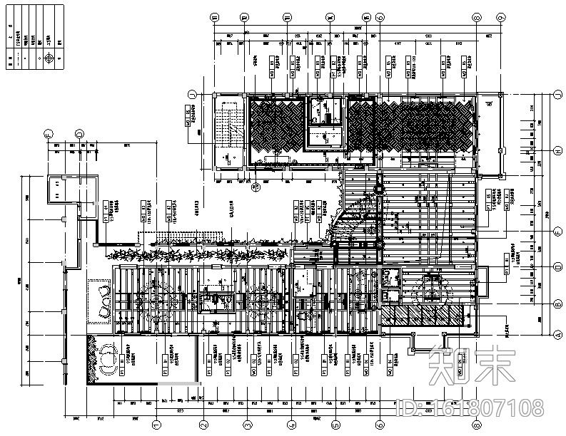 新中式禅意风格休闲会所空间设计施工图（附效果图）cad施工图下载【ID:161807108】