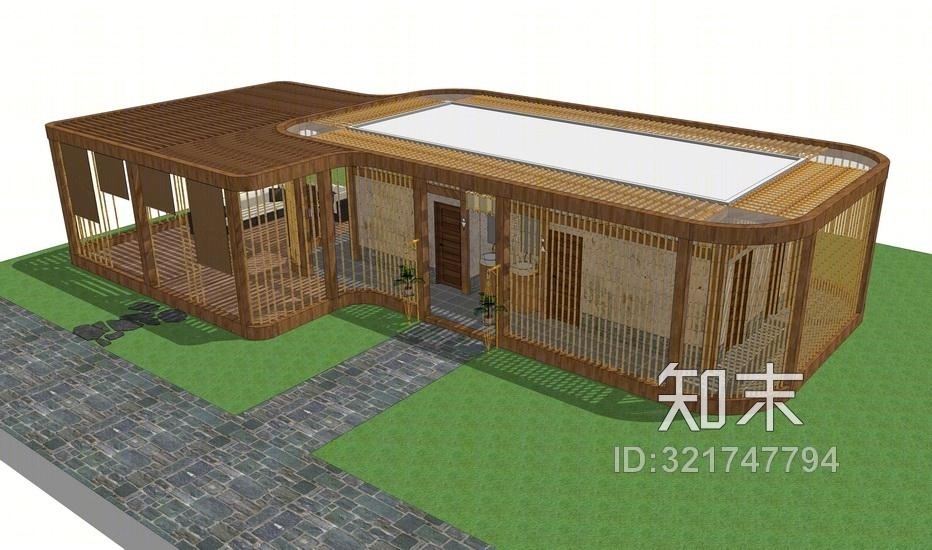 现代风格厕所SU模型下载【ID:321747794】