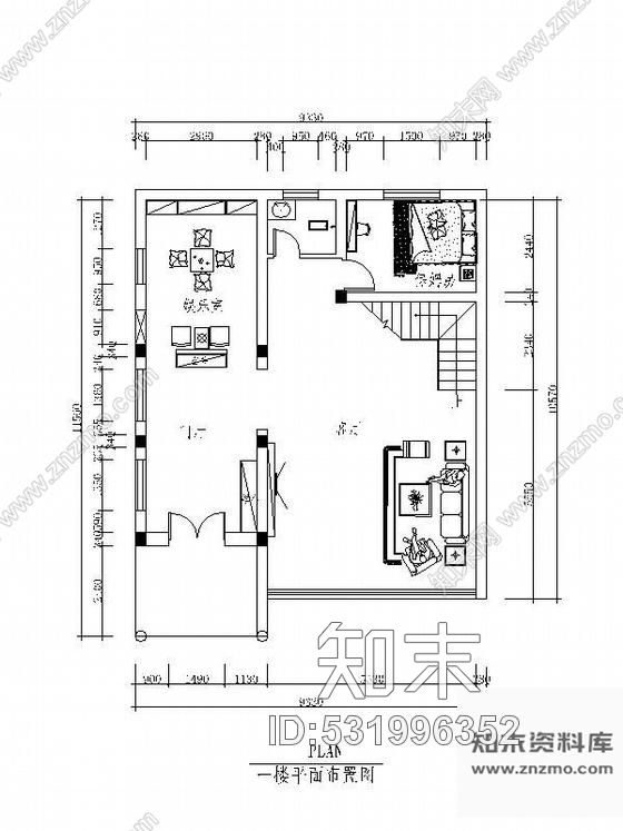 施工图四层高级别墅平面设计图含效果cad施工图下载【ID:531996352】