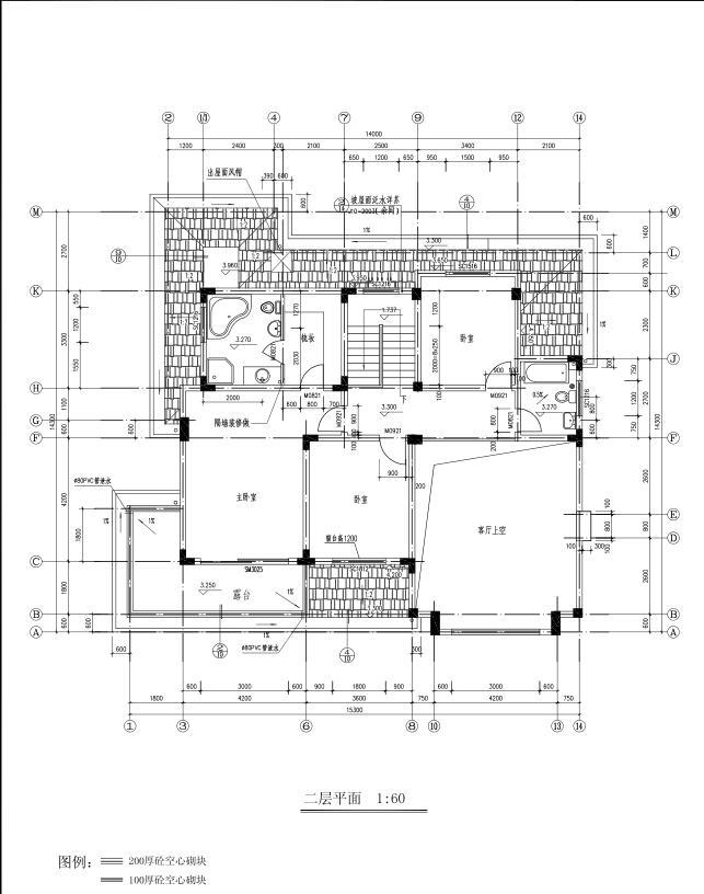 框架结构单家独院式别墅设计施工图下载【ID:149872122】