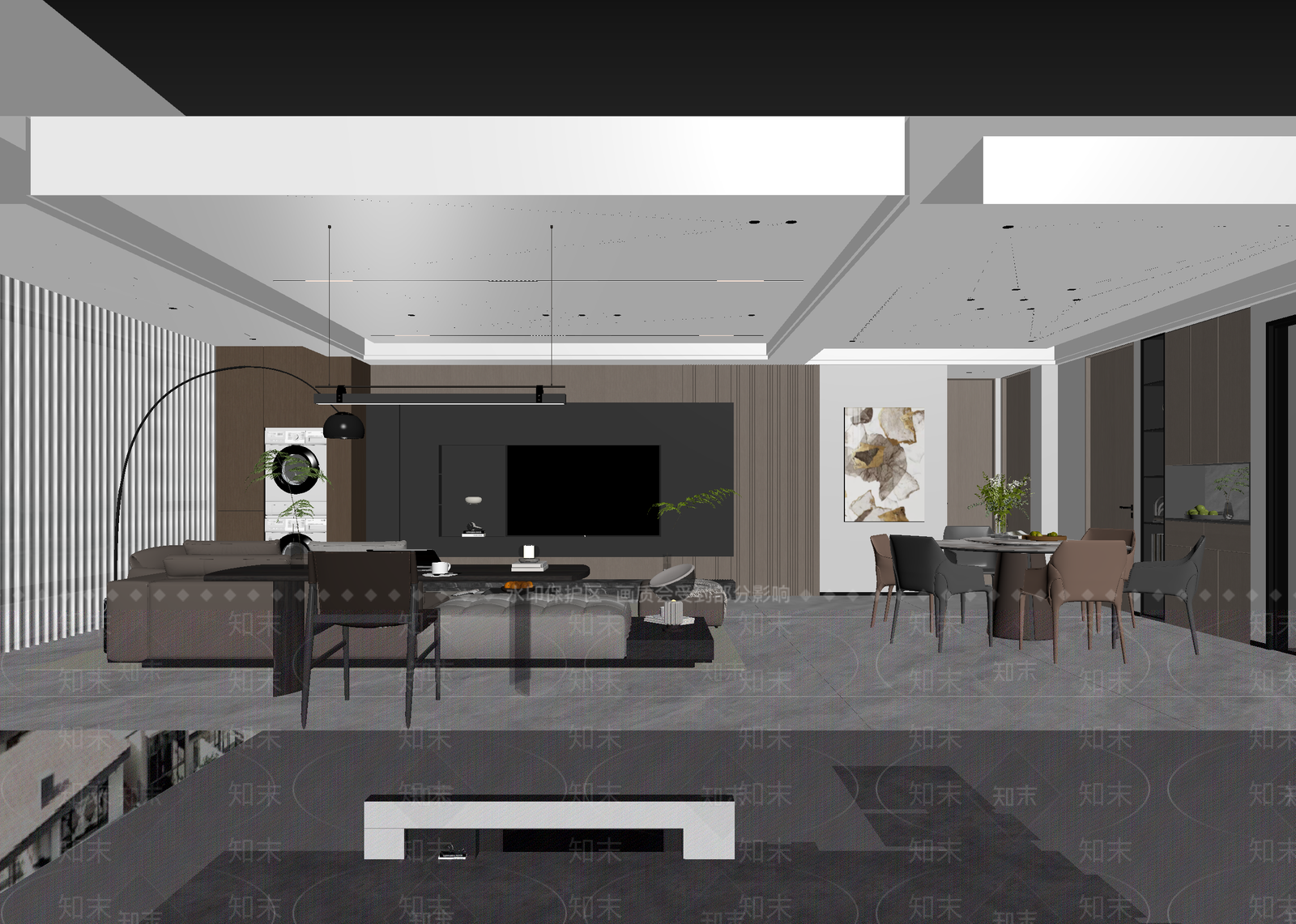 意式客餐厅3D模型下载【ID:1215181452】