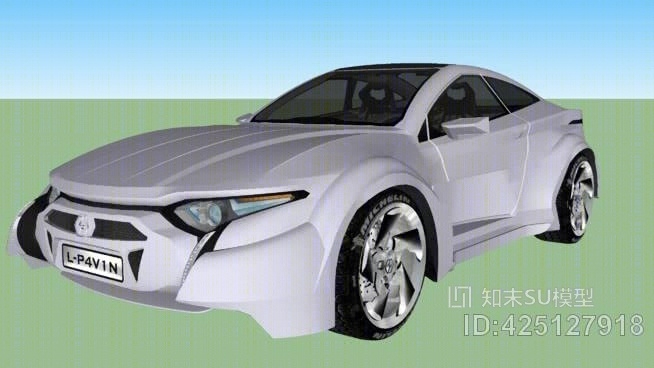 帕芬L动力跑车SU模型下载【ID:425127918】