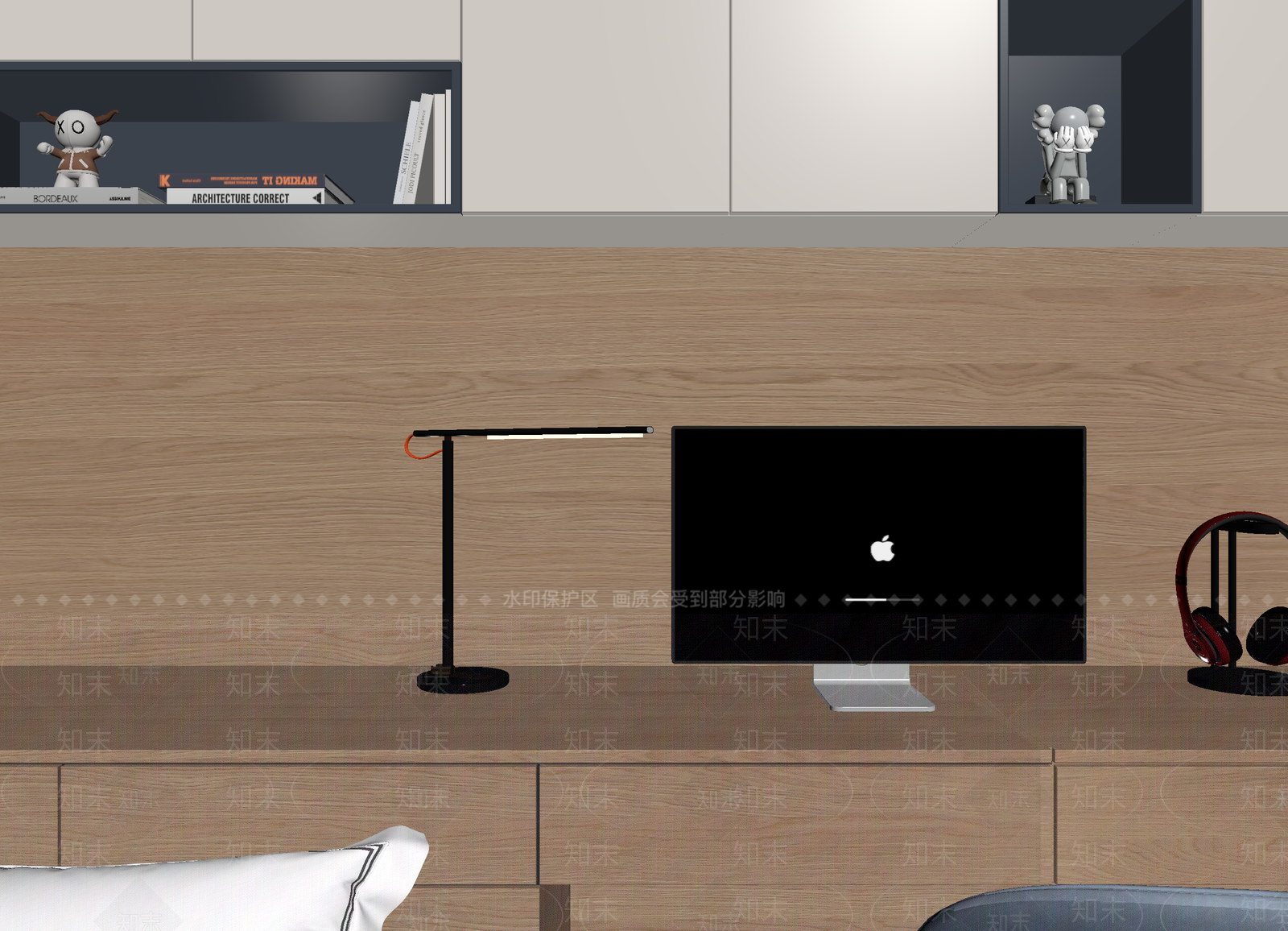 现代书房3D模型下载【ID:1215044746】
