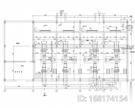 循环水泵房经典设计图cad施工图下载【ID:168174154】