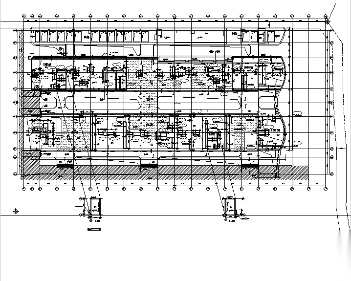 [重庆]恒大商业综合体建筑施工图（含水暖电图纸）施工图下载【ID:164860193】