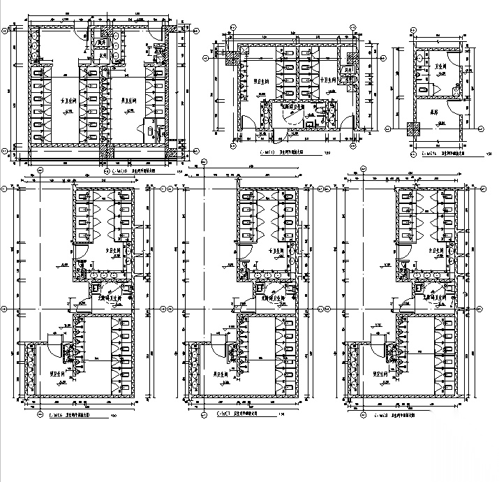 [重庆]恒大商业综合体建筑施工图（含水暖电图纸）施工图下载【ID:164860193】