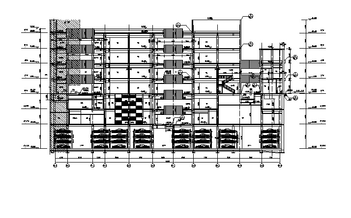 [重庆]恒大商业综合体建筑施工图（含水暖电图纸）施工图下载【ID:164860193】