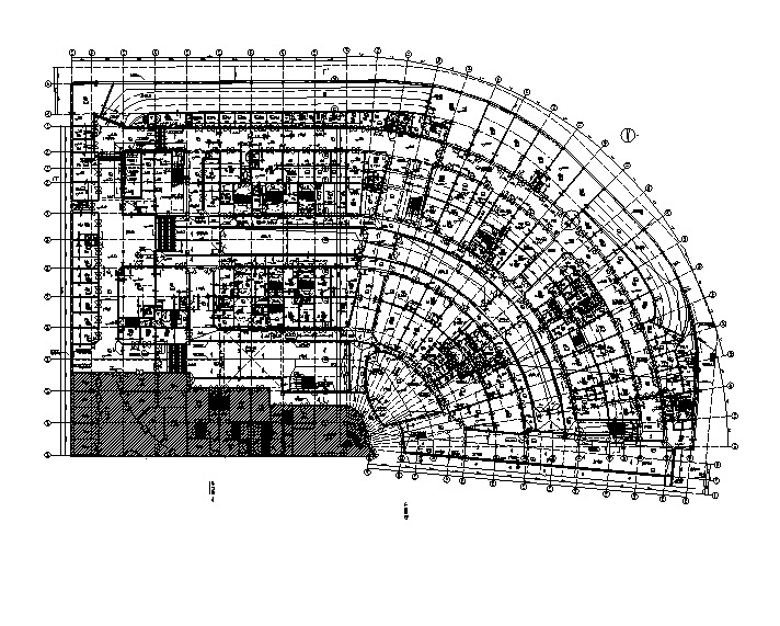 [重庆]恒大商业综合体建筑施工图（含水暖电图纸）cad施工图下载【ID:151452194】