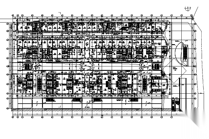 [重庆]恒大商业综合体建筑施工图（含水暖电图纸）施工图下载【ID:164860193】