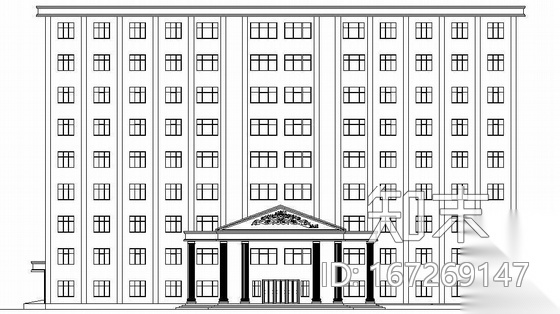 [本科毕业设计]某九层框架办公楼建筑结构方案图施工图下载【ID:167269147】