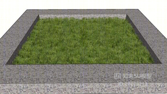 草坪SU模型下载【ID:27778213】