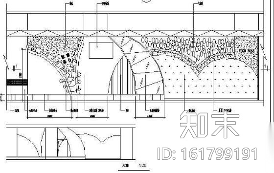 演艺酒吧cad施工图下载【ID:161799191】