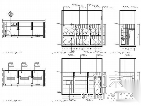 [四川]环球中心阿拉伯风格美容SPA会所室内装修施工图（...cad施工图下载【ID:161781173】