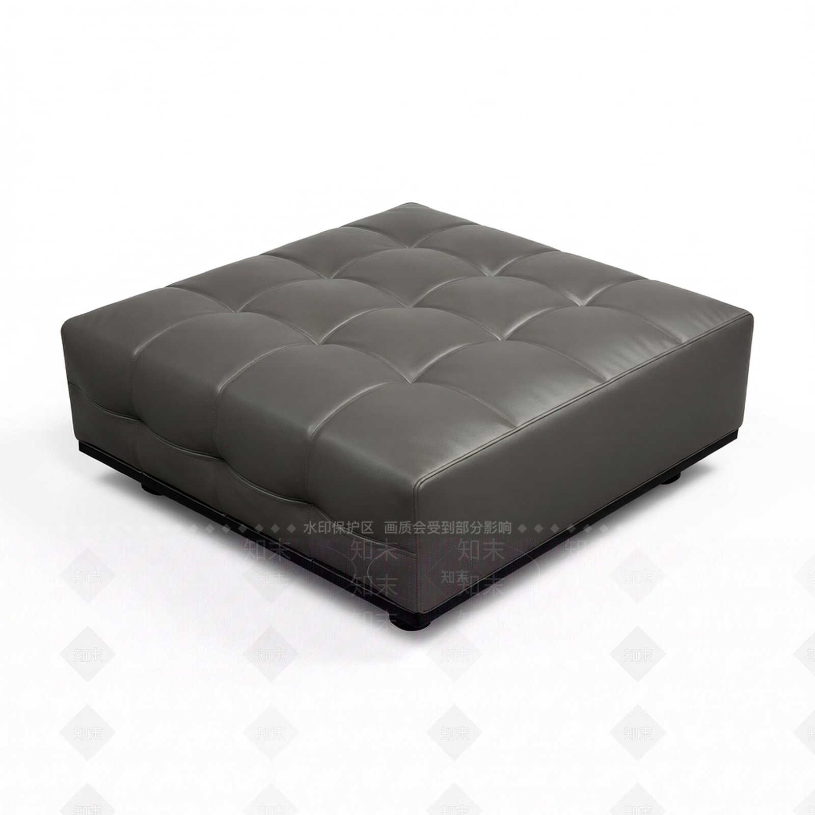 皮革质感方形坐垫3D模型下载【ID:1206181605】