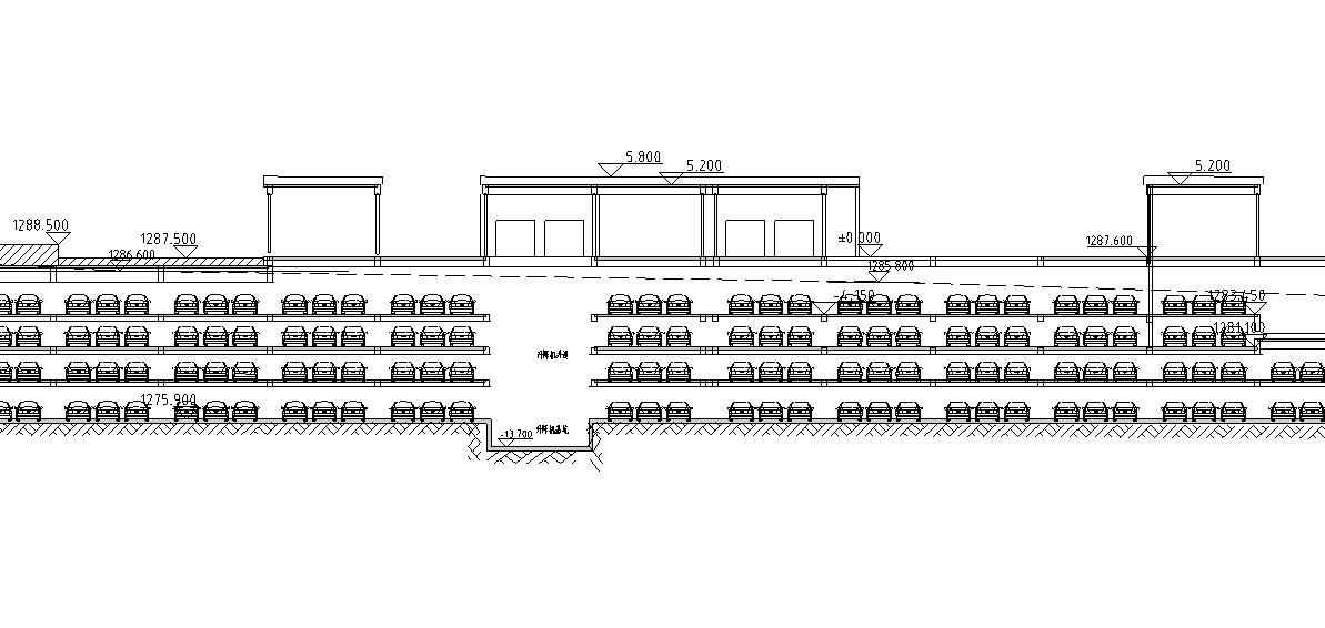 [贵州]鉴湖路停车库建筑施工图设计施工图下载【ID:160733156】