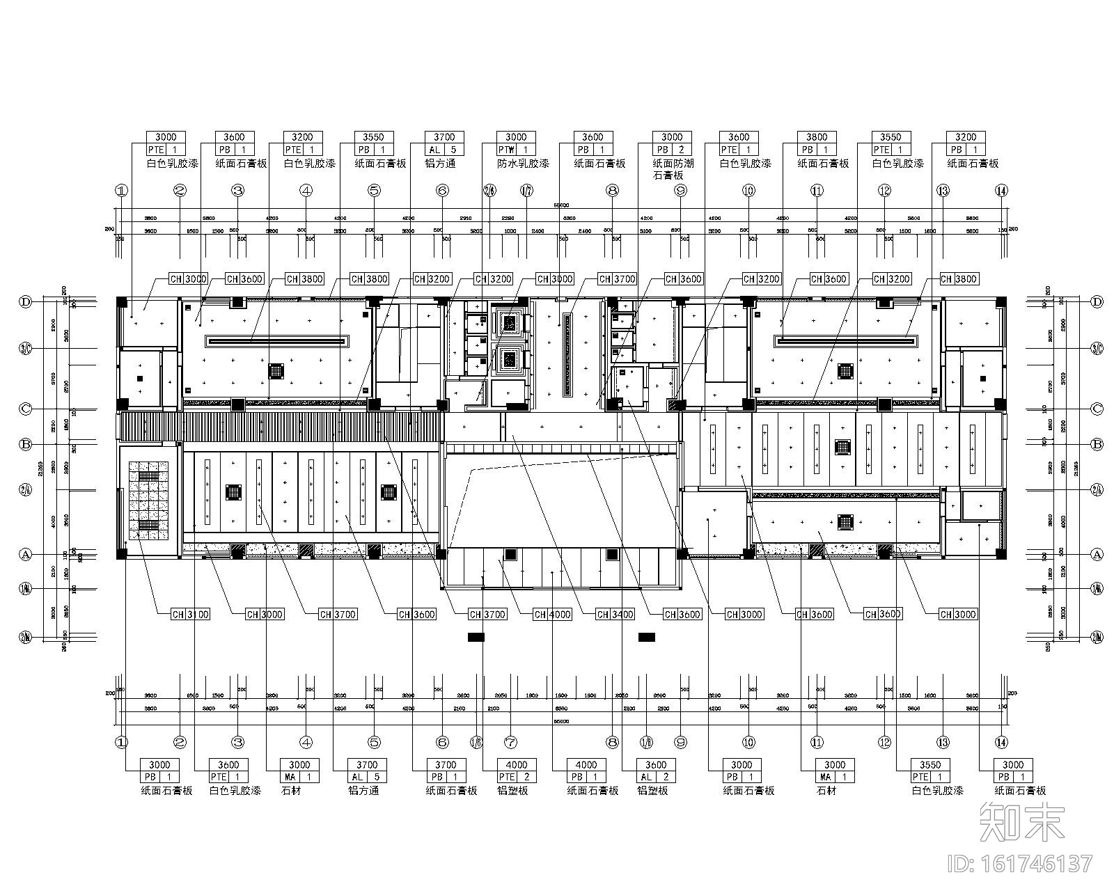 太仓市浏河镇财税局办公室装修施工图cad施工图下载【ID:161746137】