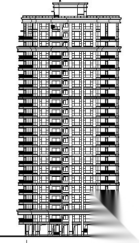 绿城－宁波某花园小区9、10号商住楼建筑方案图cad施工图下载【ID:149845172】