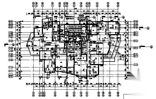 绿城－宁波某花园小区9、10号商住楼建筑方案图cad施工图下载【ID:149845172】