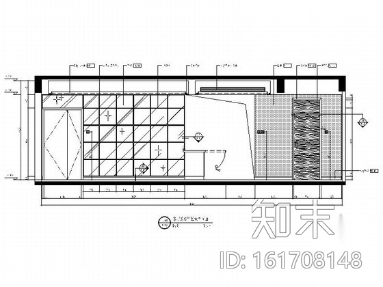 [无锡]传统美式风格两居室小空间室内设计装修图纸（含物...cad施工图下载【ID:161708148】