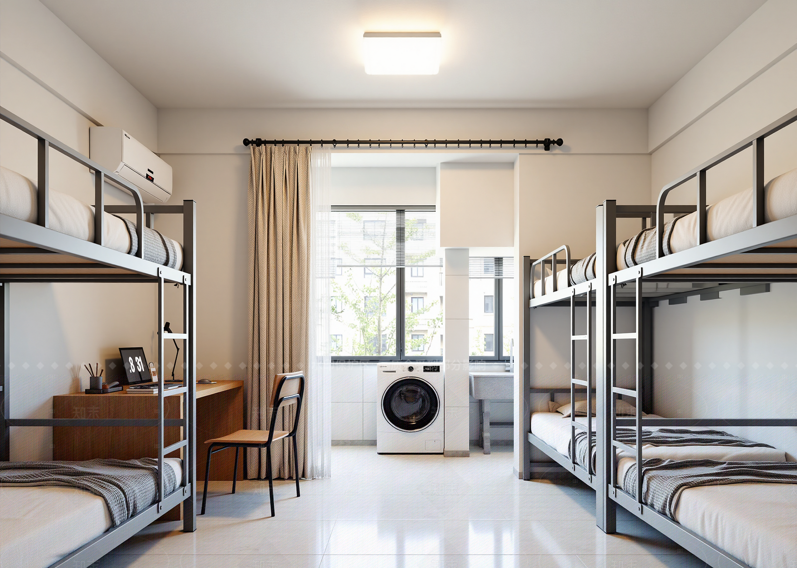 宿舍3D模型下载【ID:1214587496】