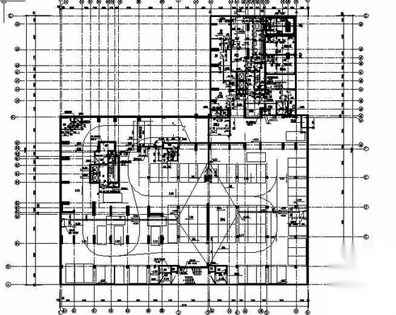 [深圳]宝安某园区住宅楼建筑施工图cad施工图下载【ID:166720116】