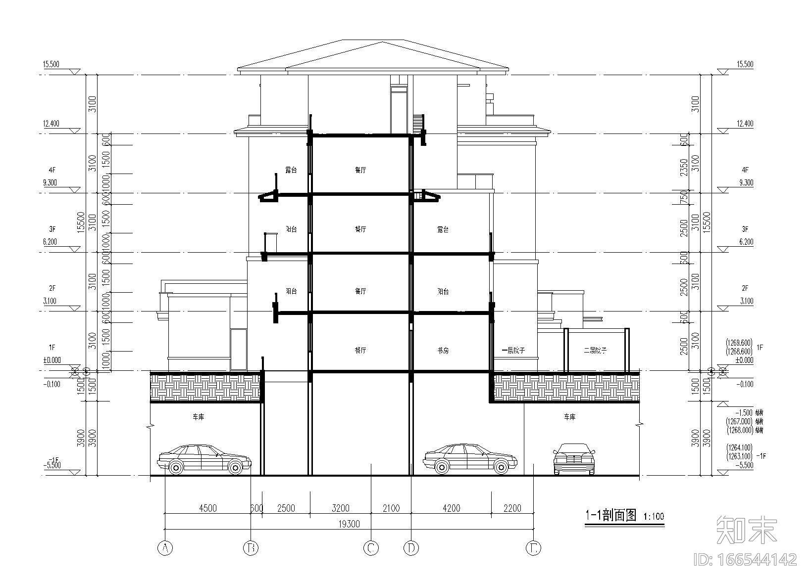 贵阳市某组团住宅楼项目建筑施工图设计施工图下载【ID:166544142】