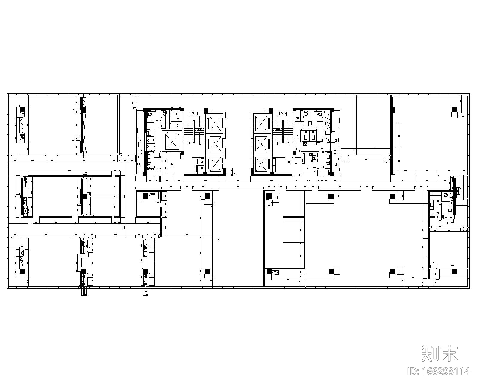 [浙江]现代--杭州英飞项目施工图+效果图cad施工图下载【ID:166293114】