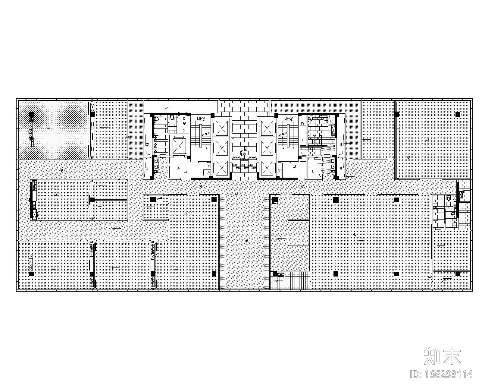 [浙江]现代--杭州英飞项目施工图+效果图cad施工图下载【ID:166293114】