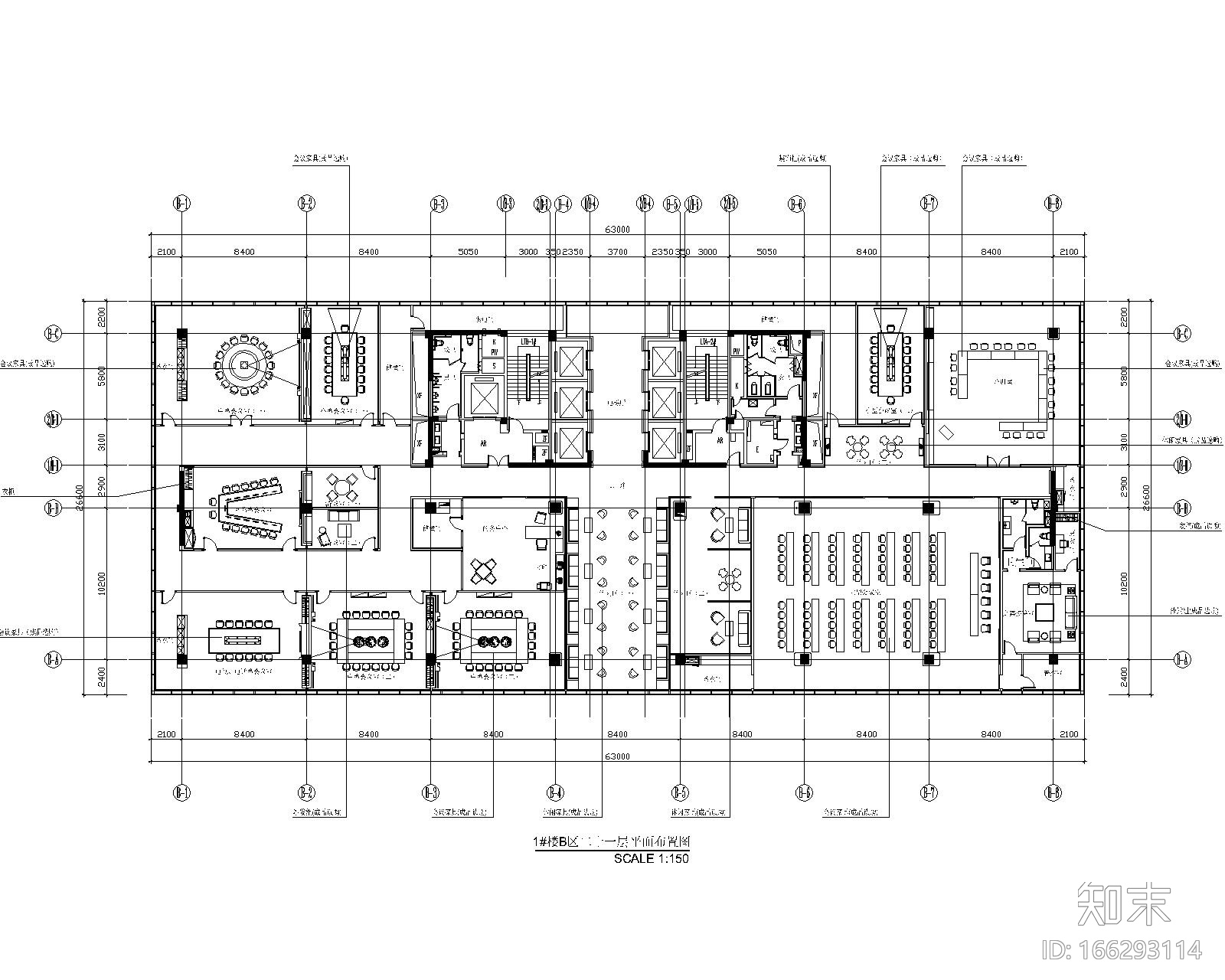 [浙江]现代--杭州英飞项目施工图+效果图cad施工图下载【ID:166293114】