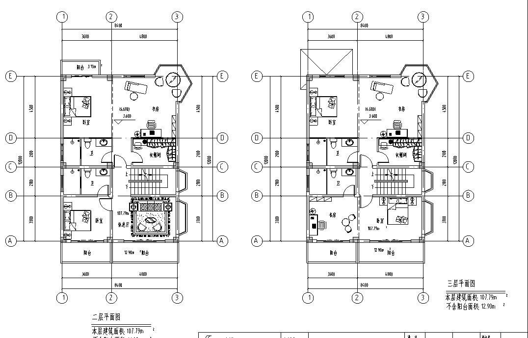 欧式风格四层别墅建筑设计（包含效果图+CAD）施工图下载【ID:166580178】