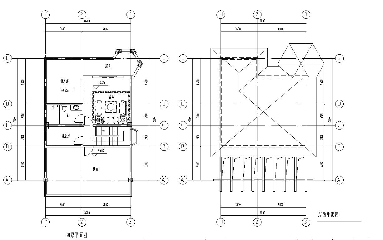 欧式风格四层别墅建筑设计（包含效果图+CAD）施工图下载【ID:166580178】