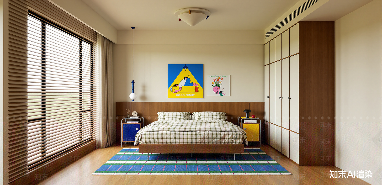 现代家居卧室SU模型下载【ID:1216069967】