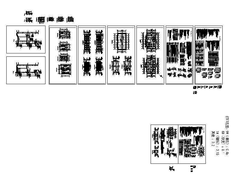 [宁夏]现代贴砖立面厂区综合楼及门卫室施工图施工图下载【ID:149940153】