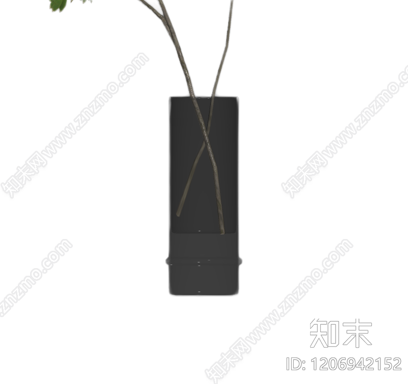 盆栽植物装饰3D模型下载【ID:1206942152】