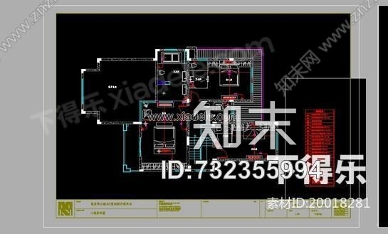 高文安-重庆高山流水别墅样板房施工图cad施工图下载【ID:732355994】