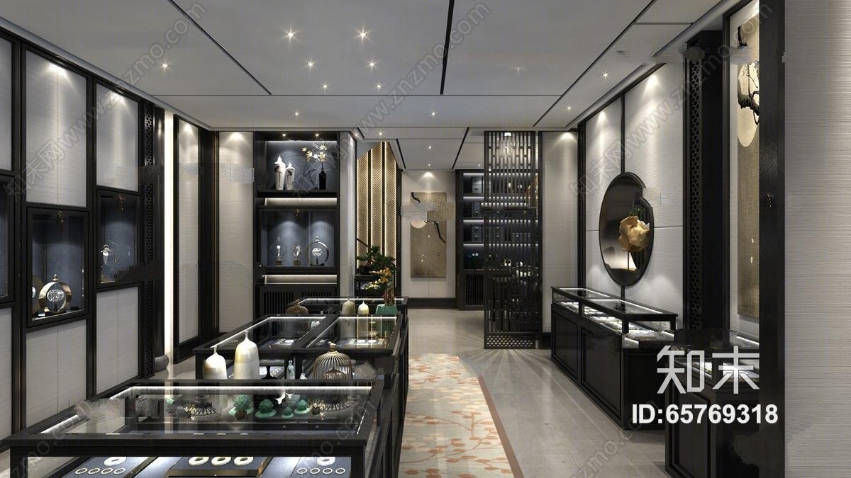 中式珠宝店3D模型下载【ID:65769318】