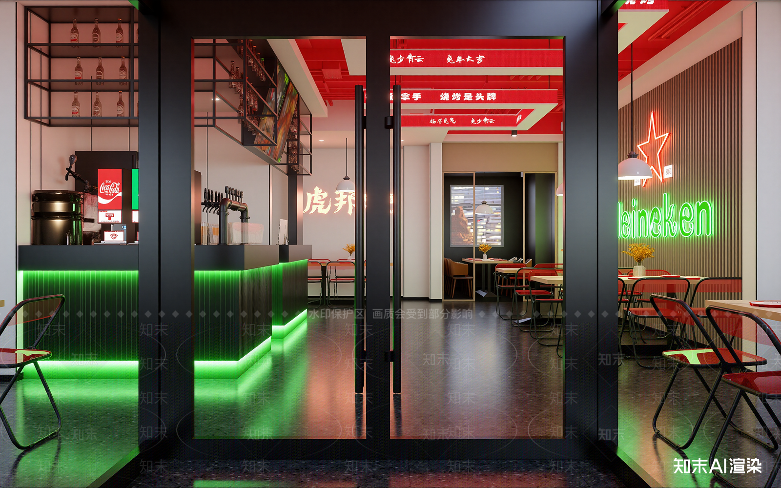 酒吧3D模型下载【ID:1214035267】