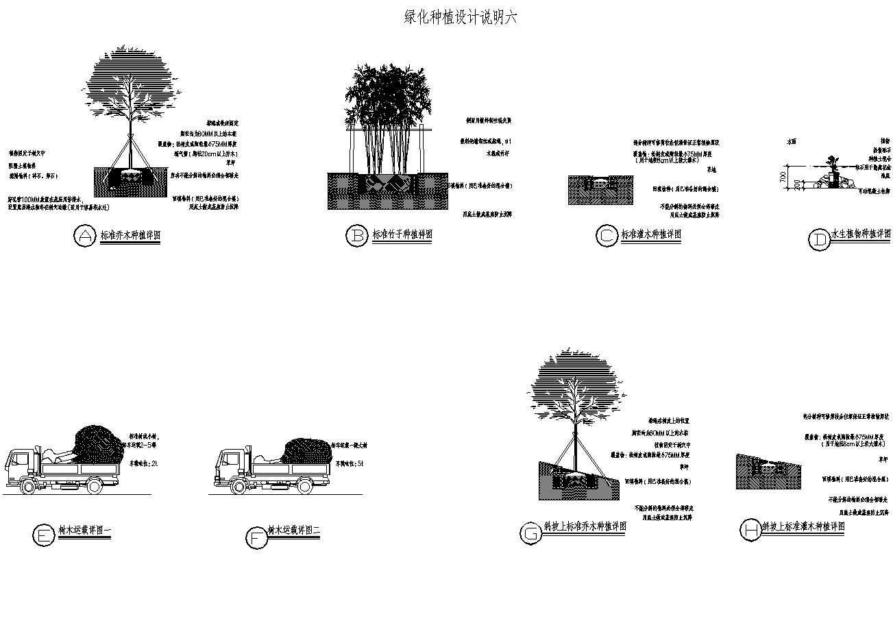 洋湖生态修护与保育工程项目一期D区景观工程cad施工图下载【ID:160912144】