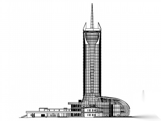 [上海]长途汽车站施工图（含效果图）cad施工图下载【ID:164869124】