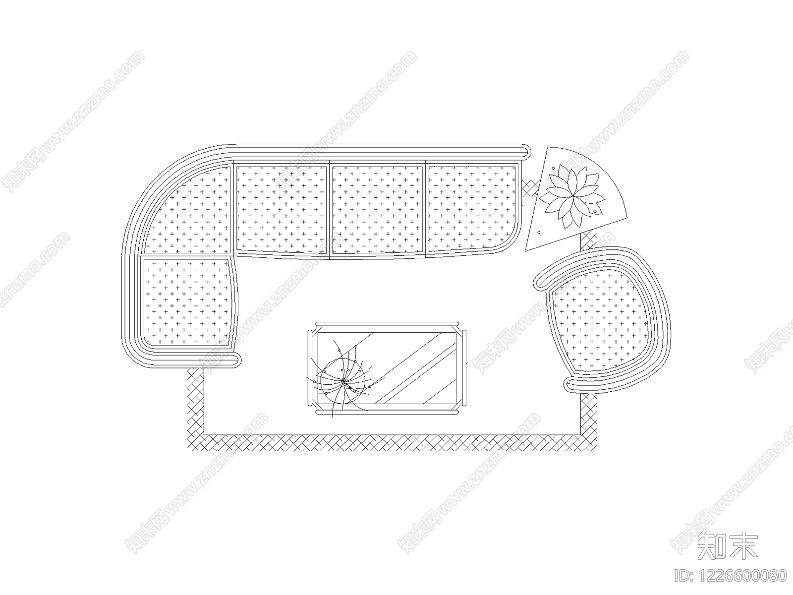 家装图块cad施工图下载【ID:1226600080】