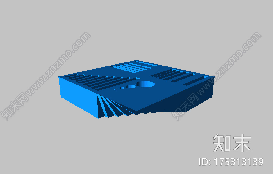 校准3D打印机用的模块3d打印模型下载【ID:175313139】