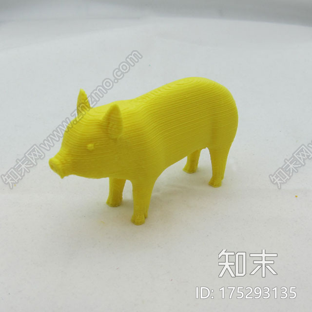 小猪3d打印模型下载【ID:175293135】