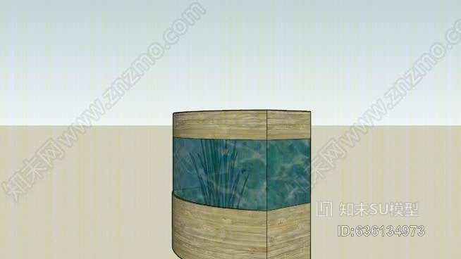 鱼缸SU模型下载【ID:636134973】