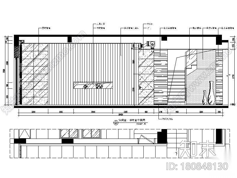 全套现代精致别墅设计施工图cad施工图下载【ID:180848130】