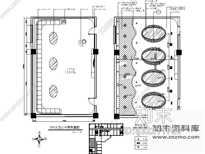 图块/节点KTV现代大包厢详图cad施工图下载【ID:832211750】