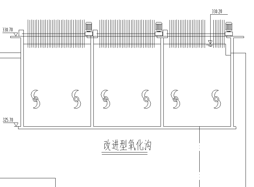 四川某县城市污水处理工程图纸（CAD）cad施工图下载【ID:166246118】