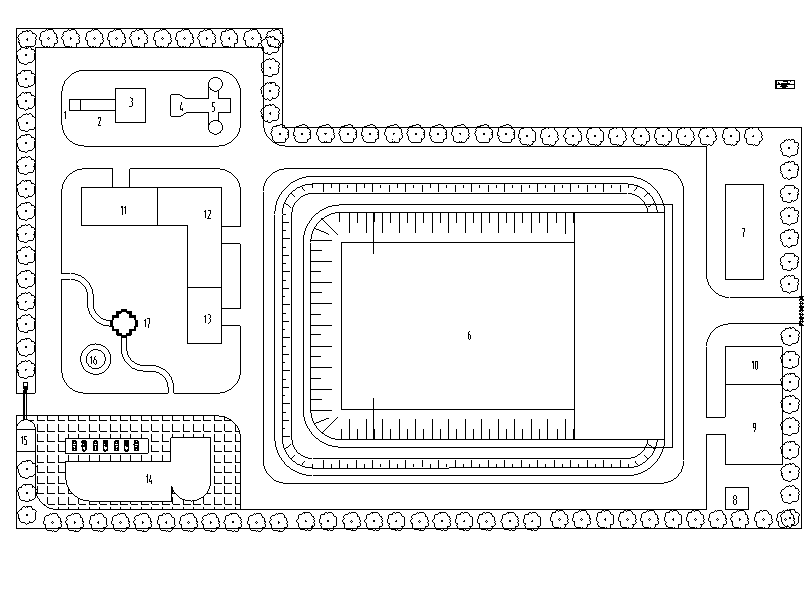 四川某县城市污水处理工程图纸（CAD）cad施工图下载【ID:166246118】