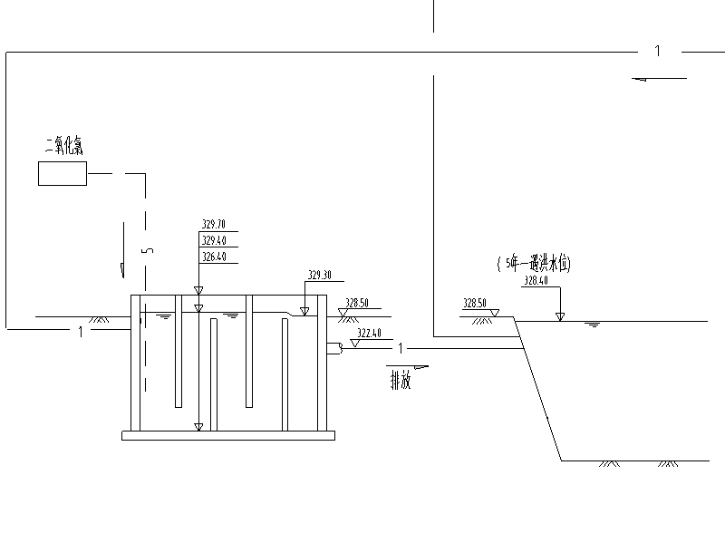 四川某县城市污水处理工程图纸（CAD）cad施工图下载【ID:166246118】