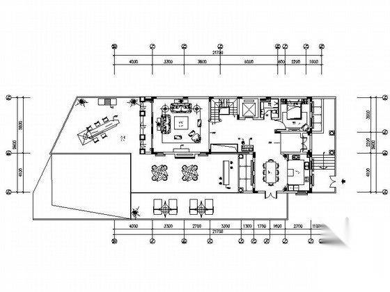[东莞]商业生活中心区奢华欧式三层别墅样板房装修施工图施工图下载【ID:160701152】